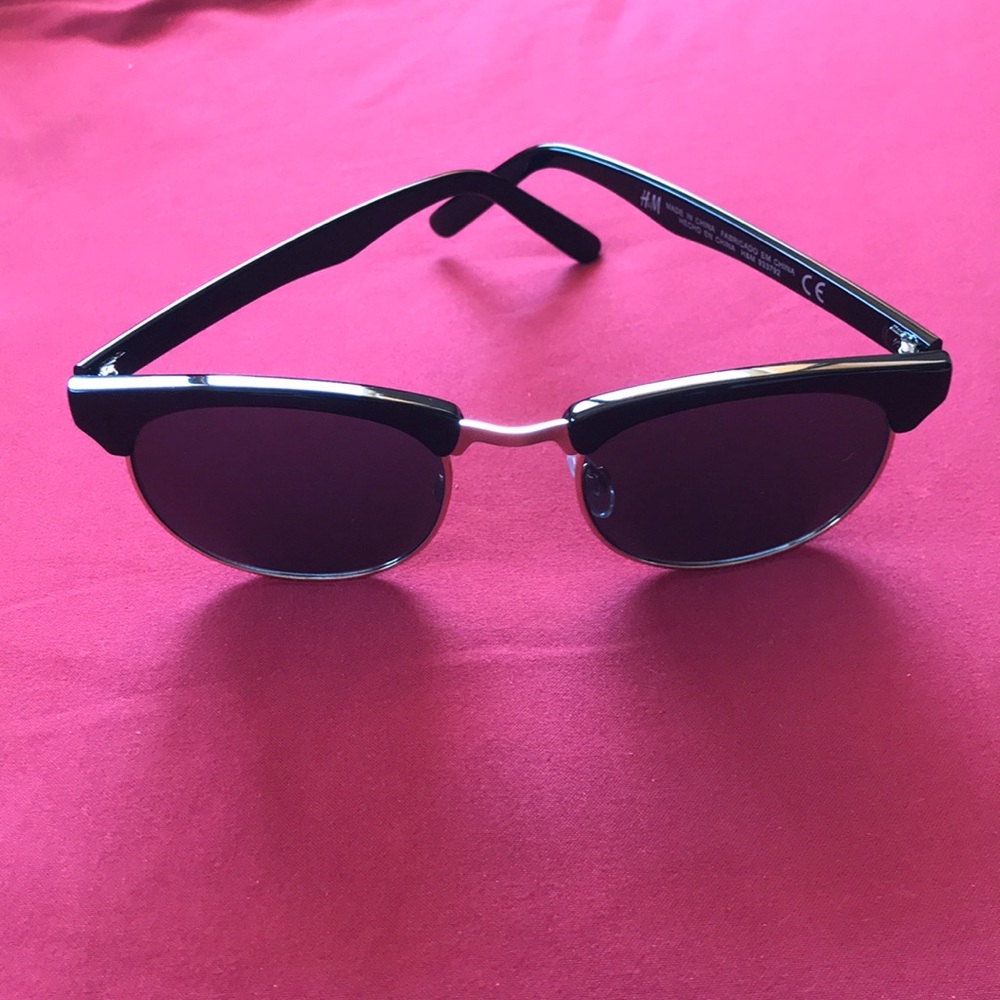 Black and Gold Sunglasses